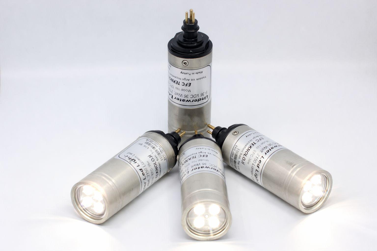 Su altı LED aydınlatma başlıkları